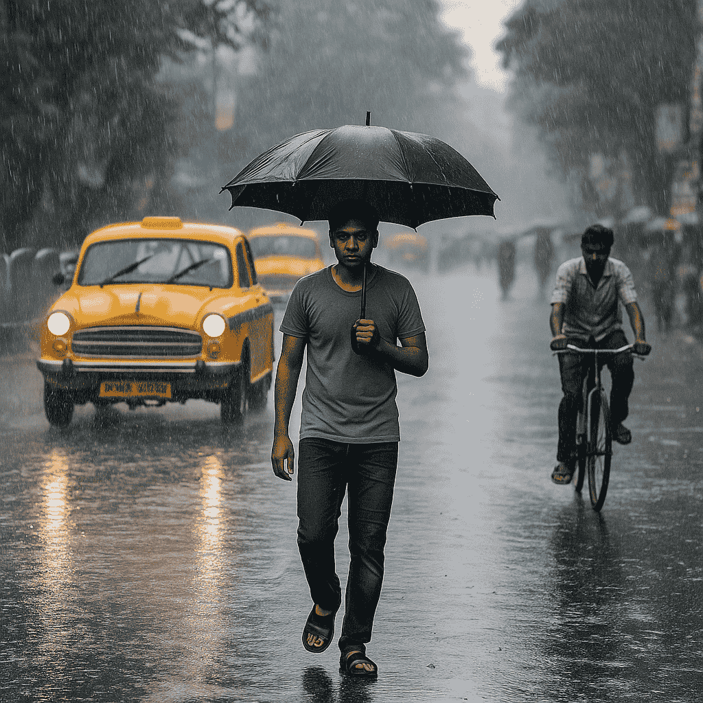 কলকাতায় আজ আকস্মিক বৃষ্টিপাত! সৈকত ও দক্ষিণবঙ্গে আরও ভারী বৃষ্টির সম্ভাবনা