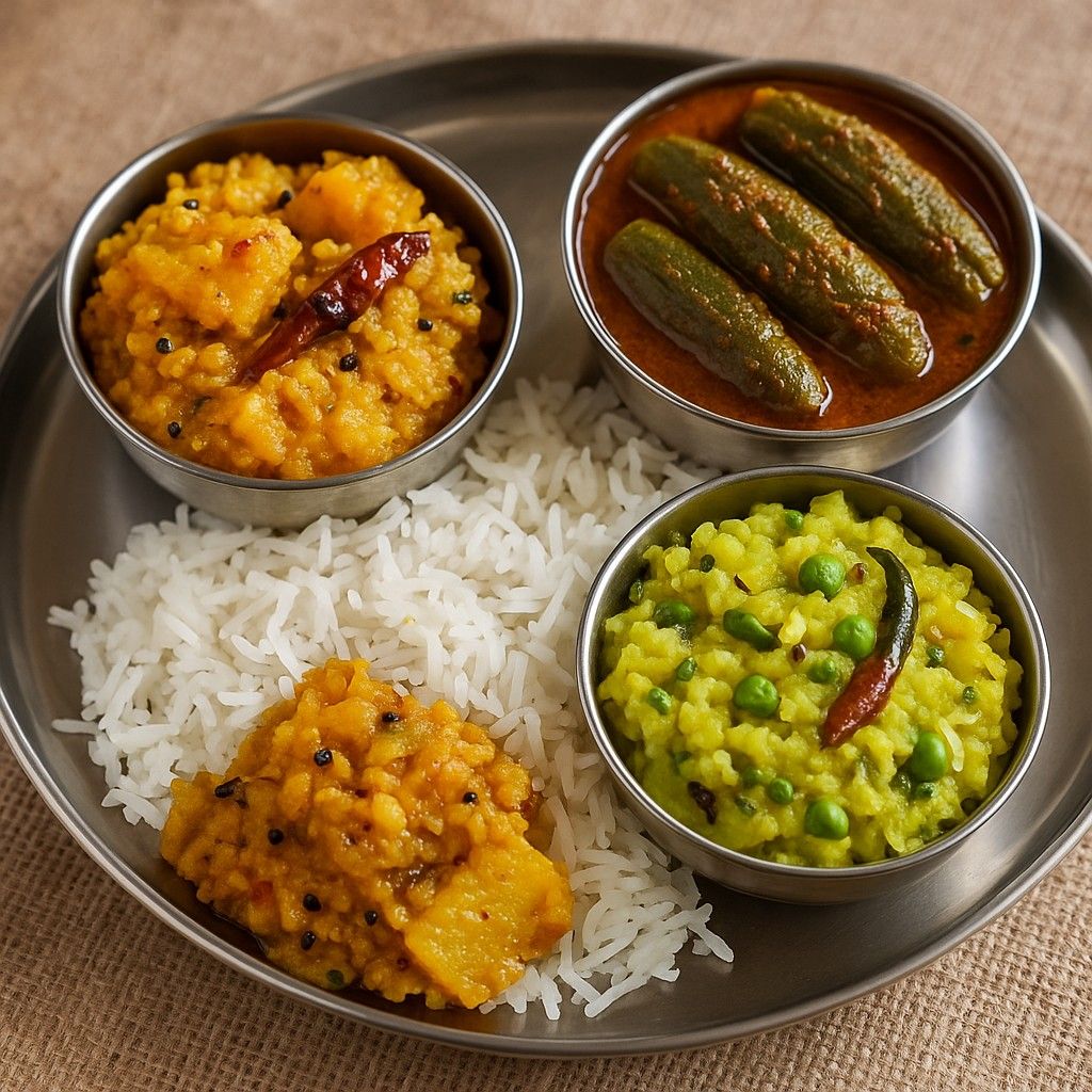 🥬 শ্রাবণের নিরামিষ হিট: লাউয়ের ছেঁচকি, মুড়ি ঘন্ট আর পটলের ডালনায় বাঙালির পাতে উৎসবের স্বাদ!