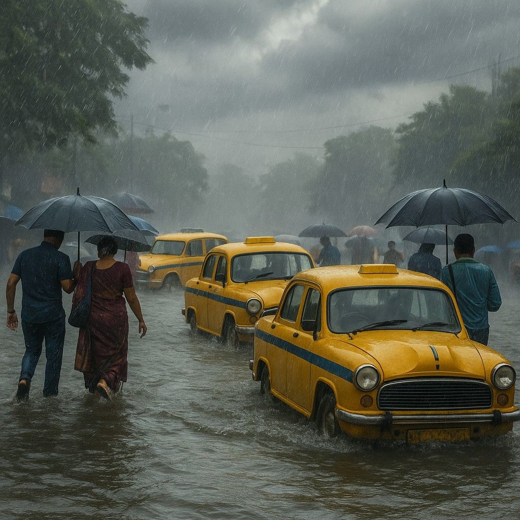 কলকাতায় জুলাইয়ে আট বছরে সর্বোচ্চ বর্ষণ